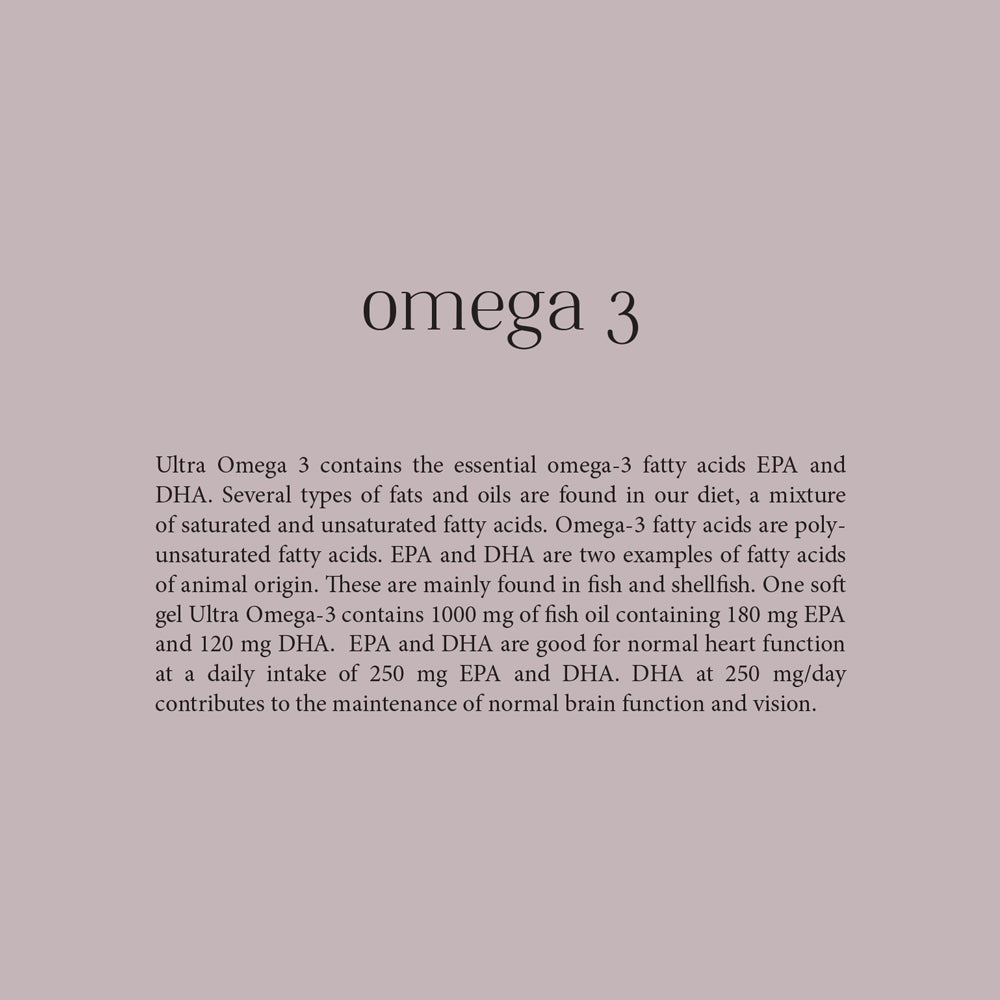 Ultra Omega 3 (omega 3-vetzuren)