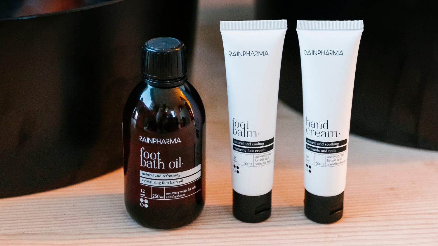 hand and foot care.
