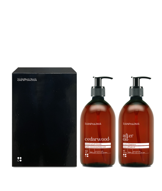Duo Skin Wash Cedarwood + After Oil 500 ml