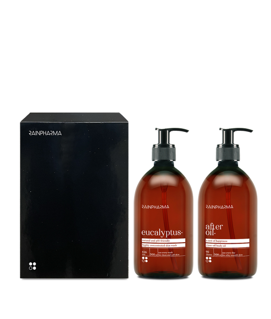 Duo Skin Wash Eucalyptus + After Oil 500 ml