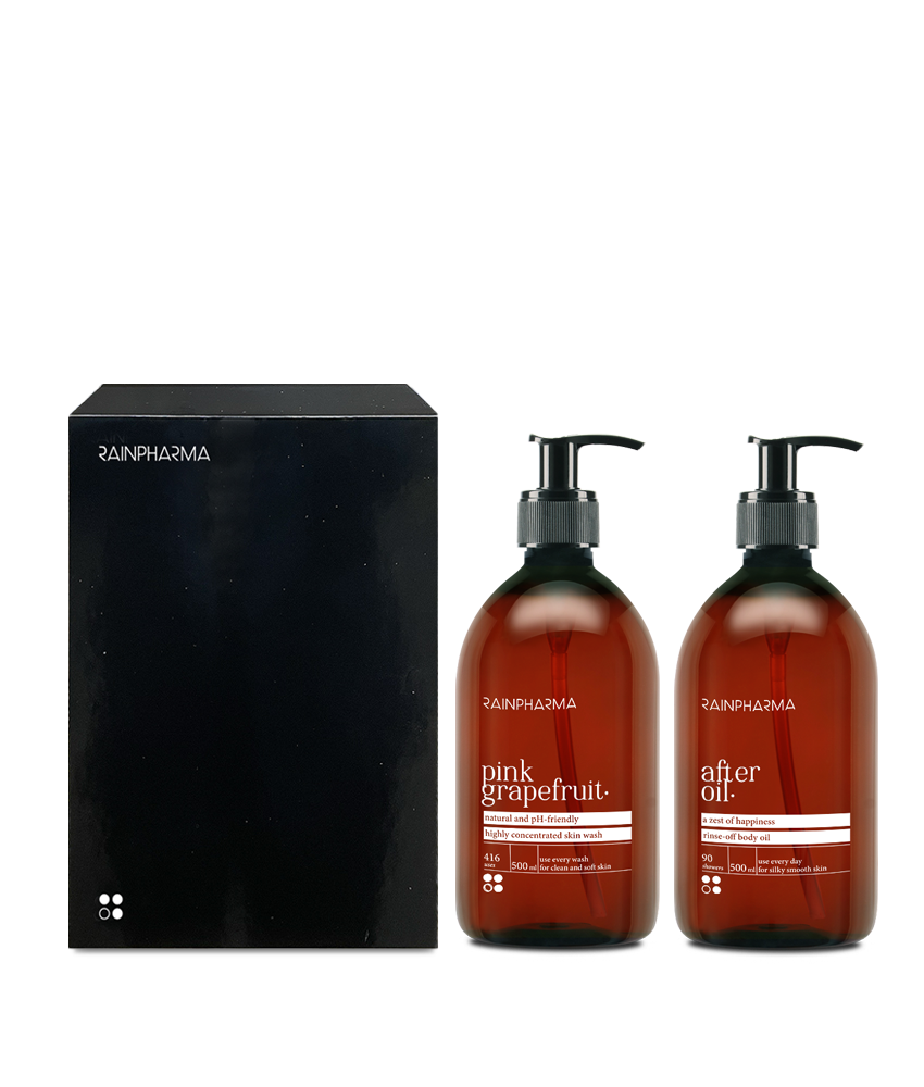 Duo Skin Wash Pink Grapefruit + After Oil 500 ml