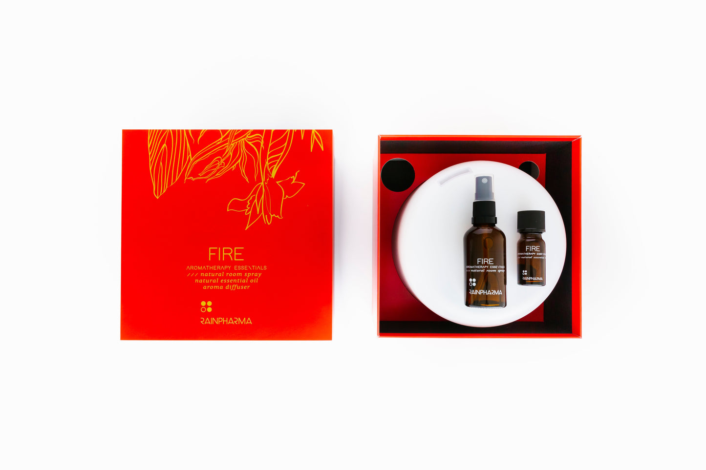 Fire - Aroma Diffuser 500ml Gift Set